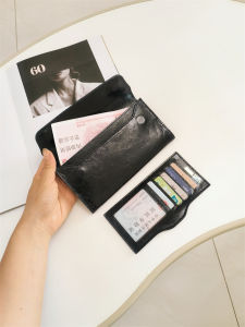 Exotic Crocodile Pattern Long Genuine Leather Wallet Top Layer Cowhide Multi-Card Slot Ladies Clutch High End Elegant Ladies Purse