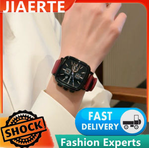 นาฬิกาควอตซ์กันน้ำสำหรับผู้หญิงกล่องใส่ของขวัญควอทซ์นาฬิกาผู้หญิงกันน้ำได้ตัวเรือนเรียบง่ายกันน้ำได้ตัวเรือนเรียบเนียน Gelang Rose Gold แถมกล่องของขวัญฟรี