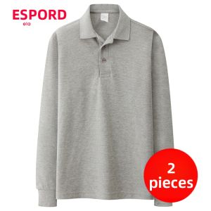 Spordela | Cotton Japanese Style Mens Long Sleeve Polo T-Shirts