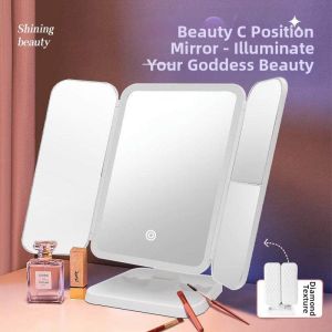 surepower | Lighted Three-Fold Vanity Mirror