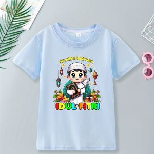 kaos anak cowok laki laki baju lebaran kareem terbaru usia 2-10 tahun