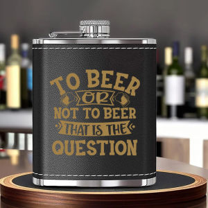 7oz Portable Hip Flask Flagon Stainless Steel Hip Flask Pocket Hip Flask Leather for Alcohol Whiskey Liquor Wine Man Gift