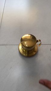 [HCM]Phin Cà Phê INOX  Mạ Vàng Cao Cấp Ti Vặn