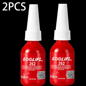LOOLIFL | 243 Blue 262 Anaerobic Screw Lock Glue Strong Anti-Loosening Threadlocker Screw Glue Quickly Cured Thread Locking Agent Adhesive