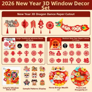 KAIYA | Educational DIY Children Handicraft Set for 2026 Year of the Horse Paper-cutting