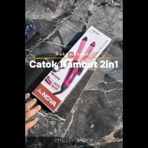 Nova Catokan 2IN1 Pelurus dan Pengeriting Rambut - Hair Beauty Set