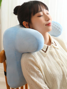 Ghế Ngủ Trưa Cổ Lưng Hỗ Trợ Đệm Lưng Cao Cấp Thoải Mái Cho Văn Phòng Làm Việc Đệm Đầu Ghế Làm Việc Đệm Cổ Đệm Lưng