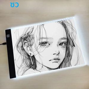 A3/A4/A5 3 ระดับ Dimming ด้วย LED กระดานสําเนาเด็กสําหรับของเล่นภาพวาดการศึกษาเด็ก Growth เด็กสร้างสรรค์ของขวัญ