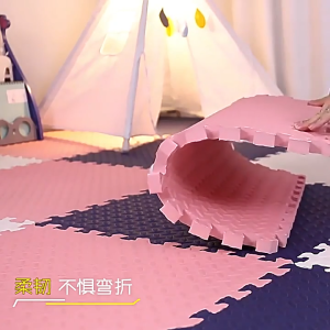 60*60*2cm แผ่นโฟมปูพื้น แผ่นรองคลาน แผ่นโฟมปูพื้น โฟมยางจิ๊กซอว์ EVA 100% เสื่อรองคลาน