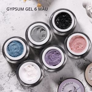 Sơn Gel Vẽ Móng Vendeeni 6 Màu 10ml Sử Dụng Đèn UV/LED Tẩy Được Thân Thiện Với Môi Trường Chất Liệu Thạch Cao Khắc Dành Cho Trang Trí Móng.