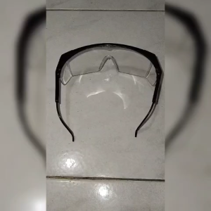 KACAMATA BENING SAFETY frame hitam grinda las clear transparan transparant kaca mata gerinda tukang