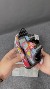 FIURI - PRO ATT - DIM 201 V 28-33 HITAM MERAH - SEPATU SANDAL KANVAS SOL KARET ANAK KECIL LAKI-LAKI  - SANDAL PEREKAT KETS  LUCU FASHION TRENDY - SEPATU SANDAL KRETEKAN COWOK MURAH PROMO DISKON