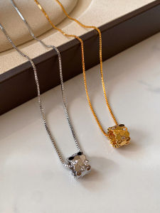 CAFFTI | Double-wearing Gold Silver Necklace