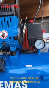 Máy nén khí GEMAS 2.0HP dung tích 30L model GM-3020 (Có dầu) - Công nghệ Đức