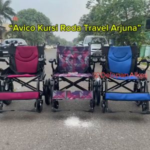 Avico Kursi Roda Travel Arjuna Deluxe Portable Lipat Ringan Best Seller Traveling Umroh