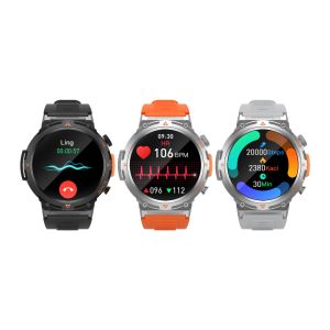 Sports Smartwatch for Men Women Outdoor Tracker with Flashlight Bluetooth Call Heart Rate and Blood Oxygen Monitor Good Gifts