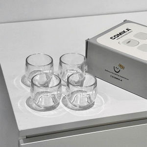 Comika High Borosilicate Glass Dog Shaped Water Pot Large Capacity Heat Resistant for Brewing Flower Tea Health Care