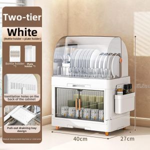 Dish Drain Rack Stainless Steel Kitchen Storage Shelf