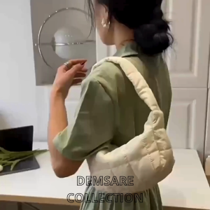 Puffy Bag ADHELIA Shoulder Bag Tas Selempang Bahu Bubble Pillow Foam Quilted Aesthetic Slingbag Cute