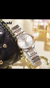 Poshi Jam Tangan Wanita Tali Alloy Jam Tangan Style Santai Kuarsa Original Cewek Korea COD FREE BOX
