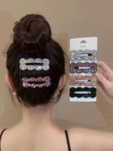 คลิปหนีบผมผ้าไหมแฟชั่นสไตล์เกาหลีพร้อมคริสตัล คลิปหนีบผมผ้าไหมลายลูกไม้สุดหรูสำหรับเด็กผู้หญิง คลิปหนีบผมแบบเรียบง่ายสำหรับจัดระเบียบผม