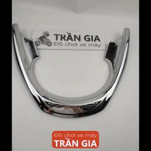 Ốp cảng sau xe Grande năm 2023 2024 2025 chụp tay dắt xi inox đời mới nhất - phụ kiện trang trí Yamaha