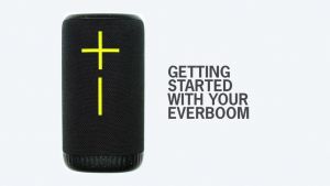 Ultimate Ears Everboom 20-Hour Battery Life Dustproof Waterproof Bluetooth Wireless Speaker