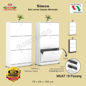 Distrindo - Pira Metropolis - Simon SR70 Rak Sepatu Minimalis Pintu Model Jungkit by Pro Design