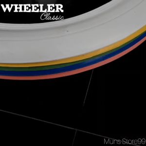 Lis Ban Mobil Klasik & White Wall Ban Mobil Velg Ring 13 - WHEELER Classic Car