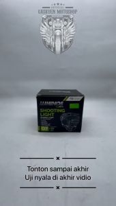 Luminos Q7 Shooting Light Led / Lampu Sorot Tembak D2 Laser Dual Tone Putih Kuning