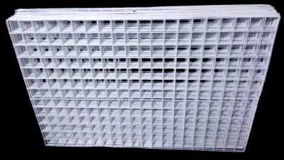 Rak dinding besi tebal 115x75cm ram pajangan aksesoris display gantungan