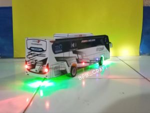 Mainan miniatur bus basuri telolet qq trans the voltron
