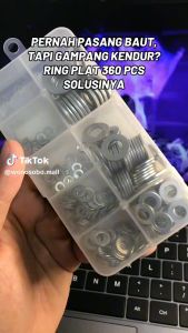 Set Ring Baut 360PCS Washer Plat Stainless Steel Complete