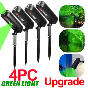 Solar LED Light Outdoor Solar Wall Light IP65 Green Garden Light Solar Spotlights Solar Uplights for Trees Pathway Yard