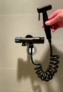 4in1 Heavy Duty SUS304 Black Bidet Spray Set with Valve Stainless Bathroom Toilet Spray