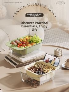 DUOCAN | Hộp Đựng Snack Đa Năng 2 Tầng