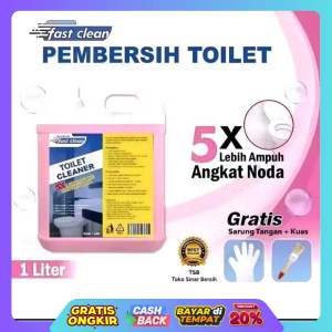 FASTCLEAN TOILET CLEANER Pembersih Kerak Kamar Mandi 1 Liter / Cairan Pembersih Lantai Dinding Keramik Kamar Mandi Wastafel Wc Porselen
