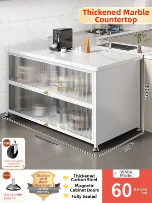 JUMEISHI | Floor-standing Multi-layer Kitchen Storage Cabinet