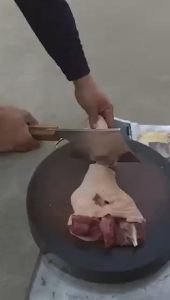 Dao Chặt Xương Ống Xương Heo Dao Thép Rèn Dao Chặt Xương Giò Heo Gà Vịt Chuyên Nghiệp