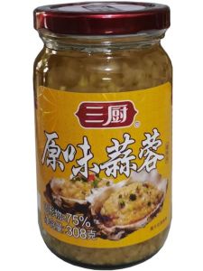 Hainan Special Products SanChu Original Flavor Garlic Paste 308g Seafood Shrimp Oyster Scallop Eggplant Hot Pot Dipping Sauce