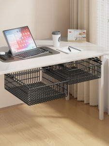 MUGG | Desk Under Table Hanging Drawer Type No Drilling Pull Out Storage Shelf