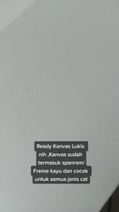 Kanvas Spanram Untuk Melukis Ukuran 40x50 cm