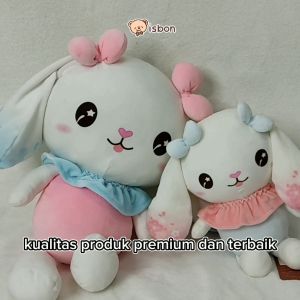 Boneka Kelinci Floopy Crystal Telinga Panjang Empuk Bulu Premium Cantik Animal by Istana Boneka
