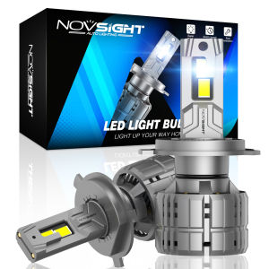 Novsight N60 6500K Super Bright Led Lights for Car 9003 HB2 H4 Led Headlight Bulb Kit Fog Light High/Low Beam 200W 40000LM Plug&Play 2PCS 1 Year Warranty Free Shipping