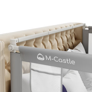 M-castle | Thanh chắn giường ngăn ngừa té ngã cho trẻ sơ sinh có thanh nối