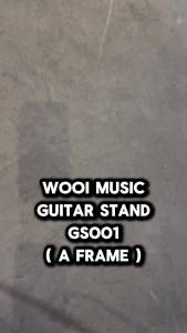 Wooi Music GS001 Foldable Guitar Stand A Shape (For Acoustic / Electric / Classical / Bass Guitar)