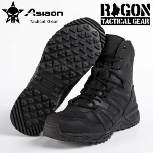 RAGON Asiaon 528 Tactical Highcut Boots Combat Boots Training Shoes for Sports and Outdoor Activities