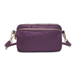 SOYT Nylon Crossbody Bag: Waterproof Shoulder Bag for Women with Telescopic Handle Zipper Closure Casual Style
