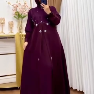 COD Dress Terbaru Amira Dress Ceruty Babydoll Brokat Dress Lebaran Gamis Termurah Dress Kondangan