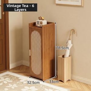 ZHUSHANXIA | No Assembly Wall Folding Narrow Dustproof Shoe Cabinet